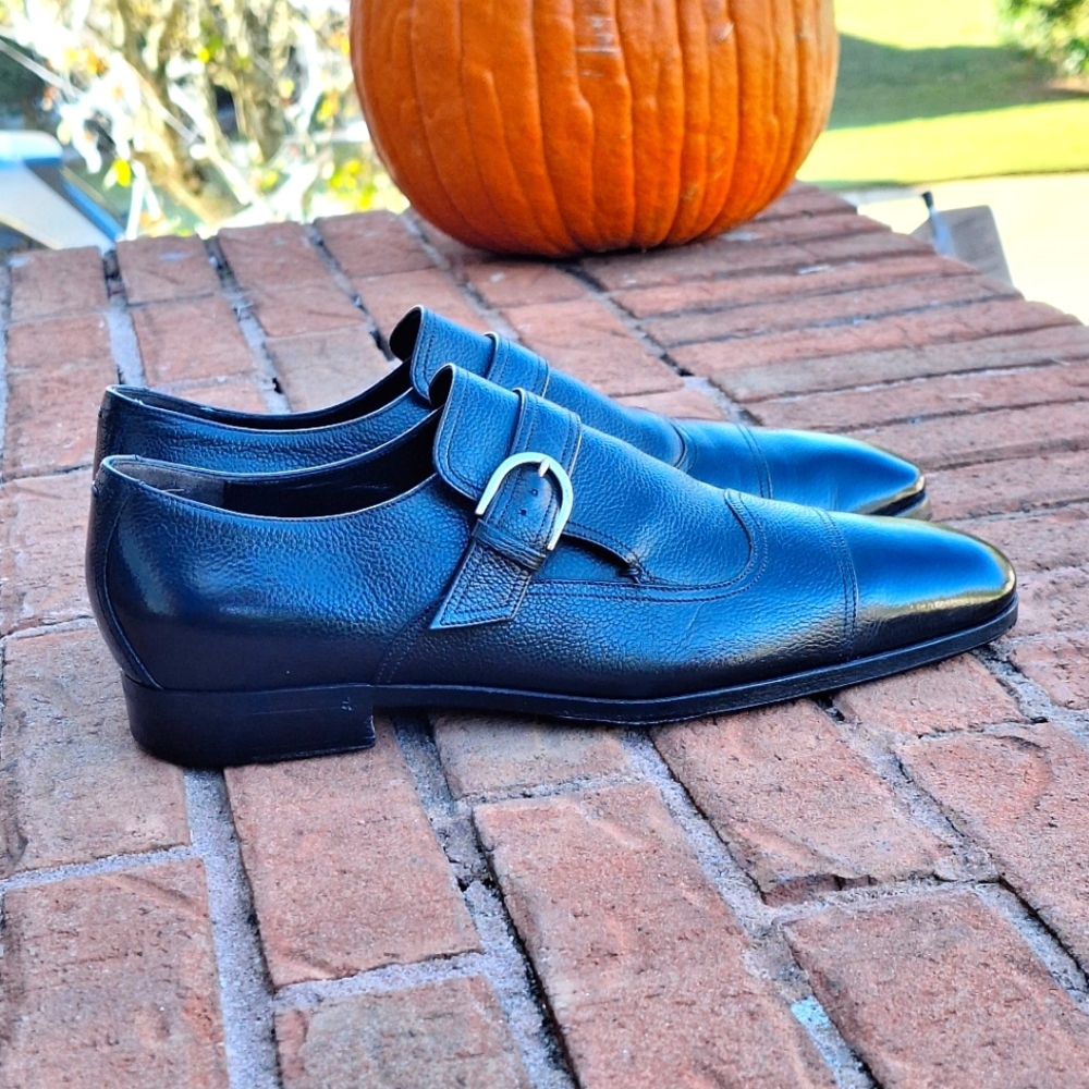 GUCCI Cap-Toe Single Monkstrap (Mens Size 8.5 - Fits like a Size 9 / 9.5